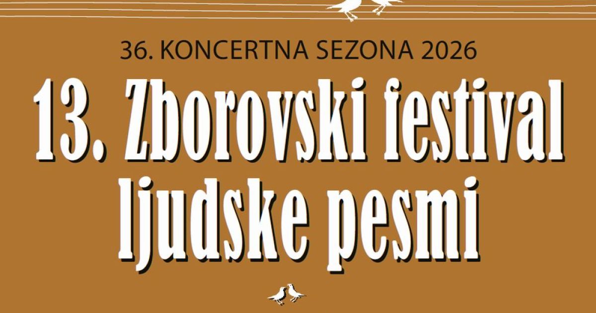 13. zborovski festival ljudske pesmi na Prevaljah