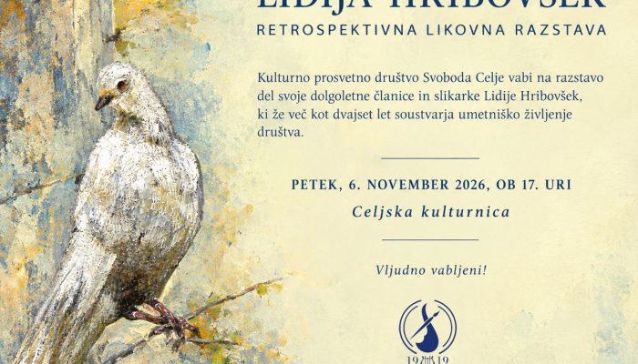 Retrospektivna razstava Lidije Hribovšek